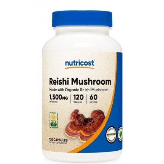 Nutricost Reishi Mushroom 750 мг / 120 капсули на супер цена