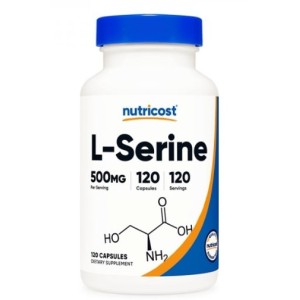 Nutricost L-Serine 500 мг / 120 капсули