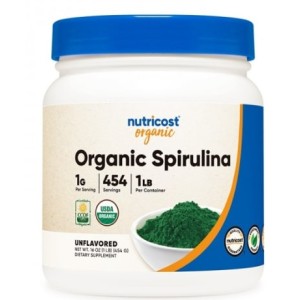 Nutricost Organic Spirulina Powder 454 гр