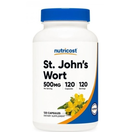 Nutricost St. John's Wort 500 мг / 120 капсули на супер цена