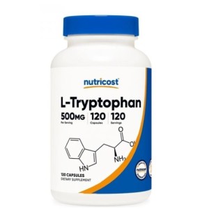 Nutricost L-Tryptophan 500 мг / 120 капсули