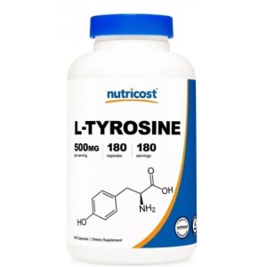 Nutricost L-Tyrosine 500 мг / 180 капсули