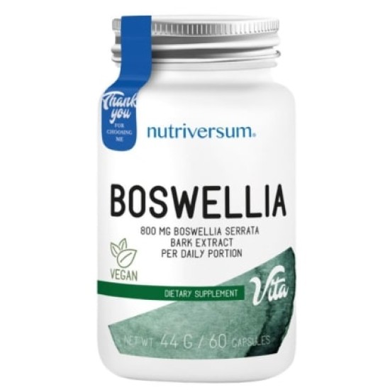 Nutriversum Boswellia 400 мг | Boswellia Serrata Bark Extract 60 капсули на супер цена