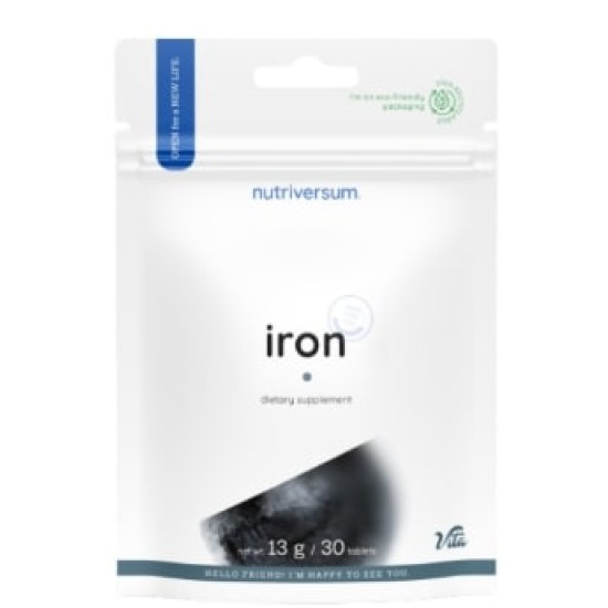 Nutriversum Iron 30 мг| Ferrous Fumarate 30 таблетки на супер цена