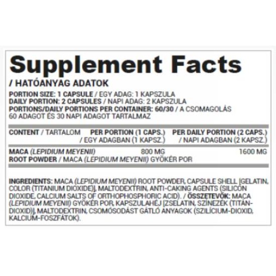 Nutriversum Maca Root 800 мг / 60 капсули на супер цена