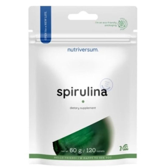 Nutriversum Spirulina 1940 мг / 120 таблетки на супер цена