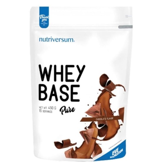 Nutriversum Whey Base | Whey Protein Concentrate + Milk Protein 450 гр на супер цена