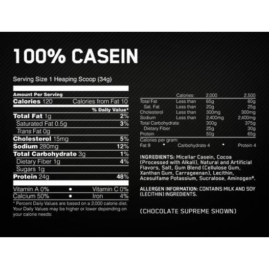 Optimum Nutrition 100% Casein 908 гр на супер цена