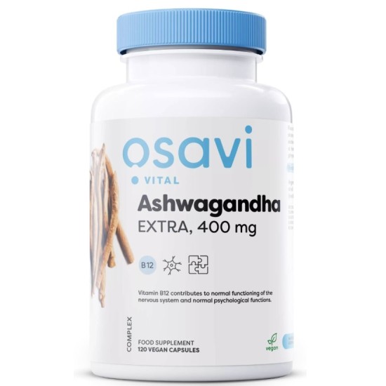 Osavi Ashwagandha Extra 400 мг / 120 капсули на супер цена