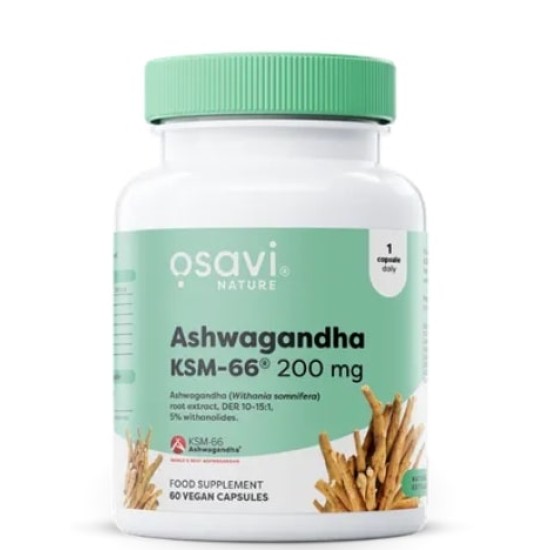 Osavi Ashwagandha KSM-66® 200 мг / 60 капсули на супер цена