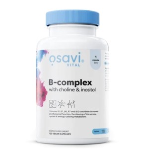 Osavi B-Complex with Choline & Inositol 120 капсули