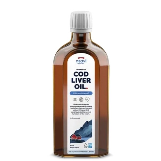 Osavi Norwegian Cod Liver Oil | Different Flavors Liquid Omega 250 мл на супер цена