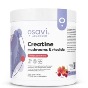 Osavi Creatine Monohydrate, Mushrooms & Rhodiola | with Lion's Mane, Cordyceps, Chaga 300 гр