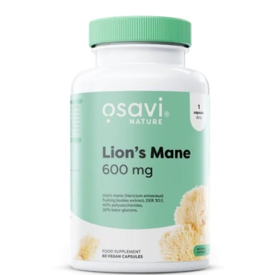 Osavi Lion's Mane 600 мг / 60 капсули на супер цена