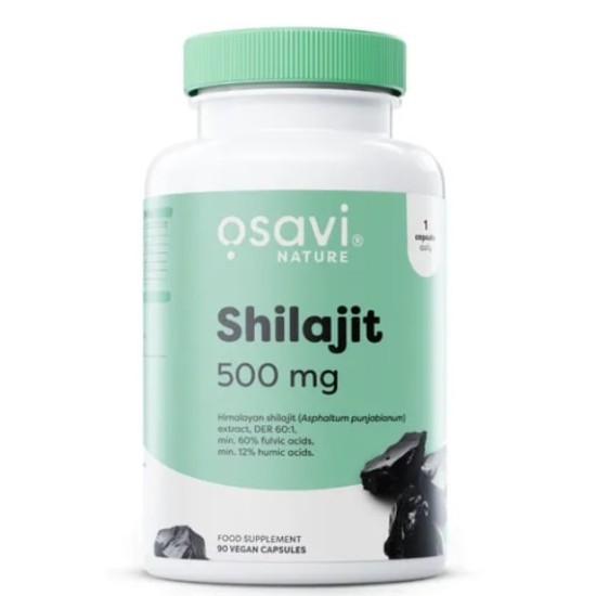 Osavi Shilajit 500 мг | 60:1 Extract with 60+% Fulvic Acids 90 капсули на супер цена