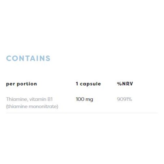 Osavi Vitamin B1 100 мг | Thiamine 60 капсули на супер цена