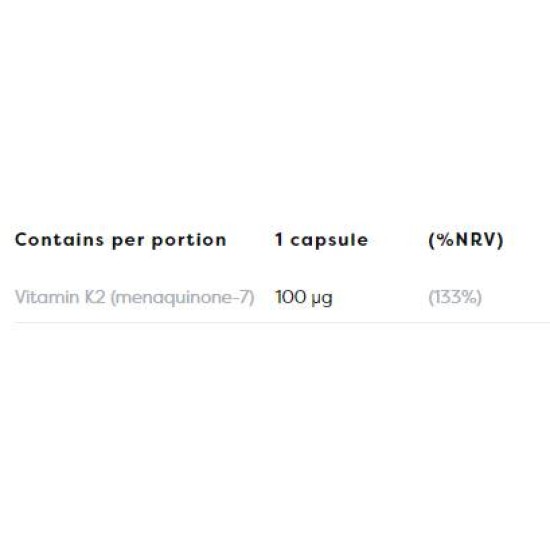 Osavi Vitamin K2 MK-7 100 мкг / 60 гел капсули на супер цена