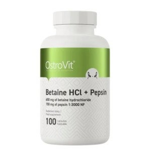 OstroVit Betaine HCl + Pepsin 100 капсули