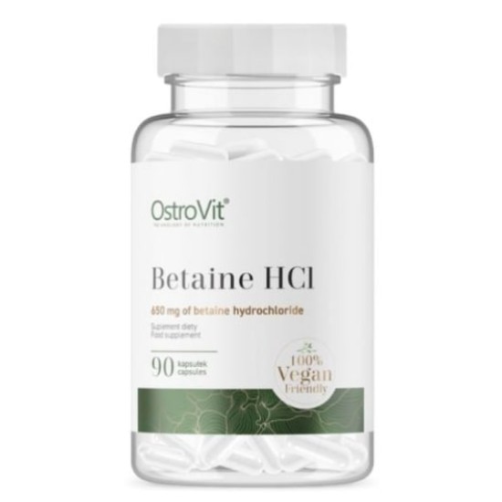 OstroVit Betaine HCl 650 мг / 90 капсули на супер цена