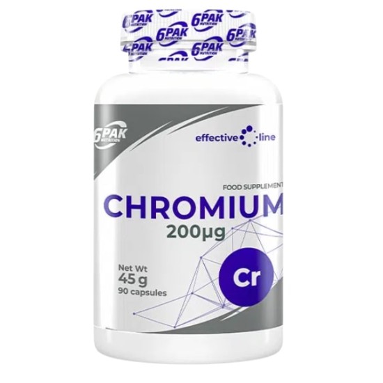 6 PAK Nutrition Chromium 200 мкг / 90 капсули на супер цена