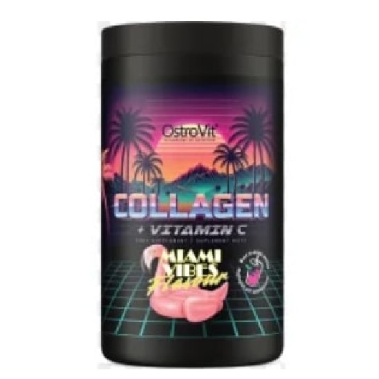 OstroVit Collagen + Vitamin C Powder | Miami Vibes Limited Edition 400 гр на супер цена