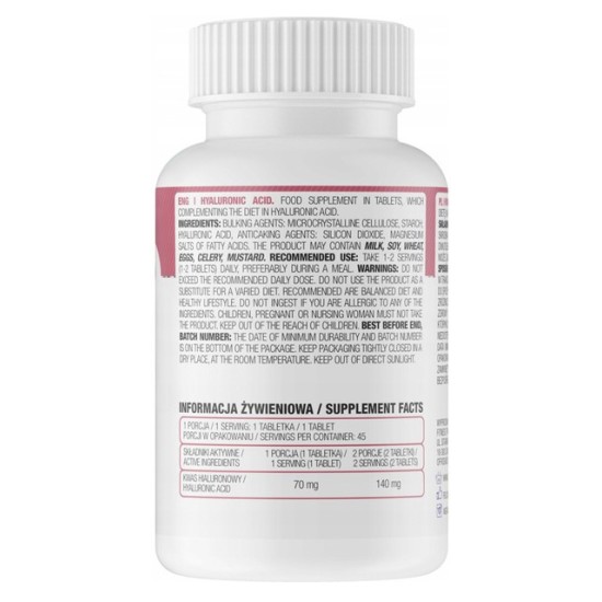 OstroVit Hyaluronic Acid 90 таблетки на супер цена