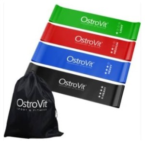 OstroVit Комплект непрекъснати тренировъчни ластици | с чанта
