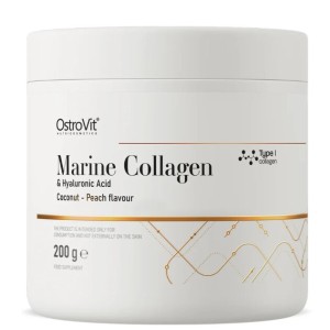 OstroVit Marine Collagen & Hyaluronic Acid Powder | with Vitamin C 200 гр