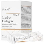 OstroVit Marine Collagen & Hyaluronic Acid Powder | with Vitamin C 30х5 гр на супер цена