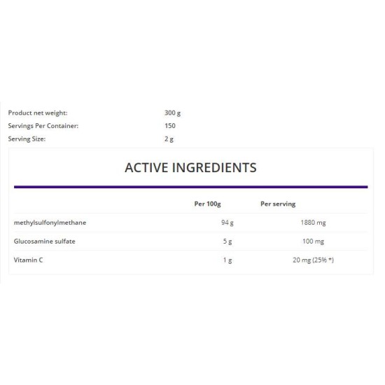 OstroVit MSM Plus 300 гр на супер цена