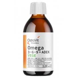 OstroVit Omega 3-6-9 Liquid + ADEK | Vitamin A + D + E + K 120 мл