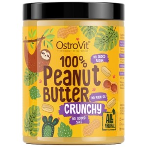 OstroVit 100% Peanut Butter Crunchy - 1000g