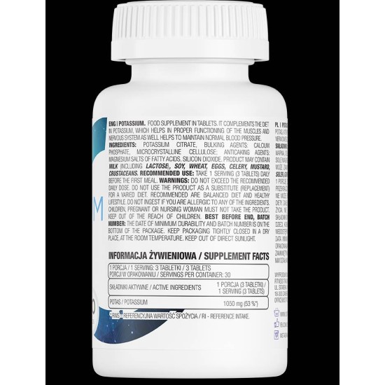 OstroVit Potassium Citrate 350 мг / 90 таблетки на супер цена