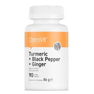 OstroVit Turmeric + Black Pepper + Ginger 90 таблетки