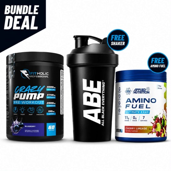 Промо Стак Fitholic Professional Crazy Pump + ABE Shaker FREE +  на супер цена