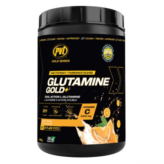 PVL Glutamine Gold + Vitamin C 1100 гр на супер цена