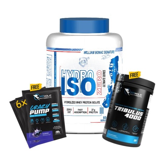William Bonac ISO HYDRO ZERO ULTIMATE + Tribulus FREE + Crazy Pump Sachet FREE на супер цена