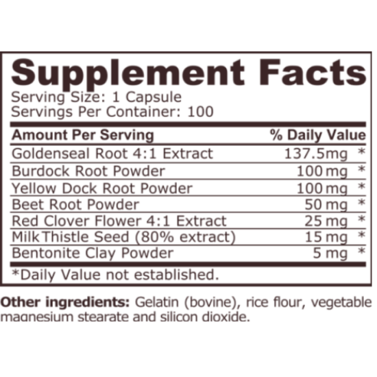 PURE NUTRITION - DETOXIFIER - 100 CAPSULES на супер цена