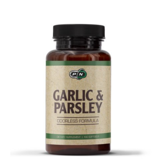PURE NUTRITION - GARLIC & PARSLEY - 100 SOFTGELS на супер цена