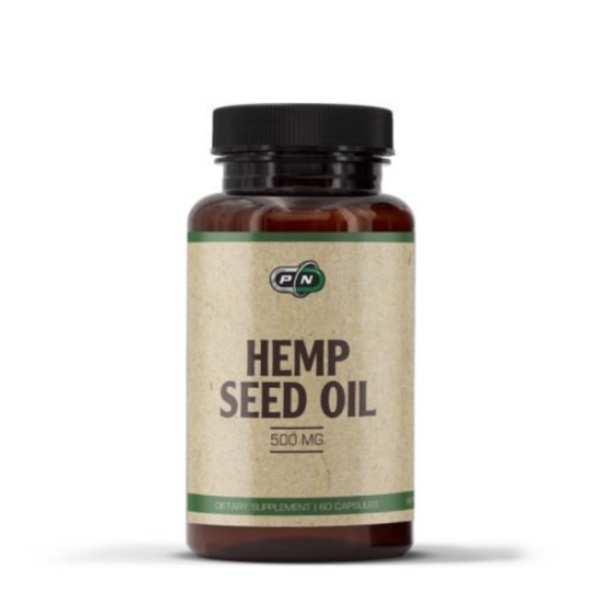 PURE NUTRITION - HEMP SEED OIL 500 MG - 60 CAPSULES на супер цена