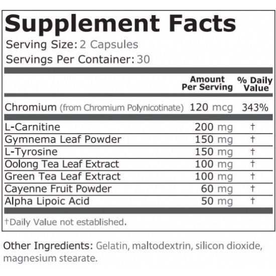 Pure Nutrition Herbal Burn 120 капсули на супер цена
