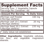 PURE NUTRITION - MORINGA COMPLEX - 60 VEGETABLE CAPSULES на супер цена