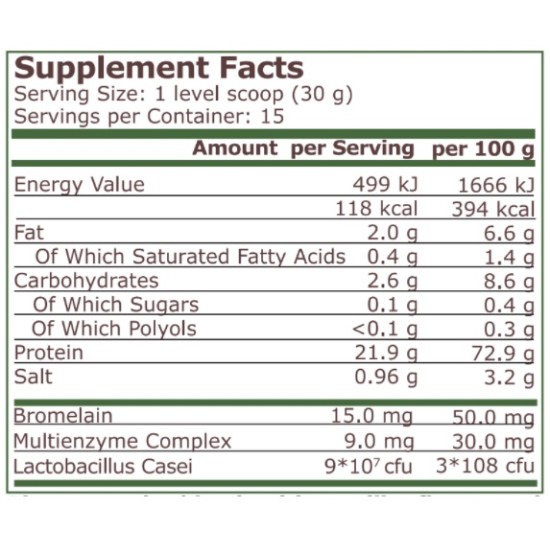 Pure Nutrition PLANT PROTEIN - NATURAL CHOCOLATE - 454 G на супер цена