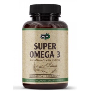 Pure Nutrition Super Omega 3 Fish Oil 1000 мг 500 EPA / 250 DHA 200 гел капсули