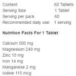 QNT Sport Nutrition  Calcium Magnesium Zinc 60 таблетки на супер цена