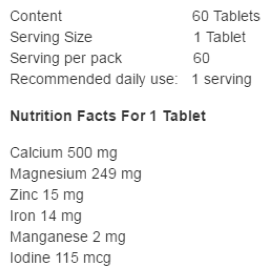 QNT Sport Nutrition  Calcium Magnesium Zinc 60 таблетки на супер цена