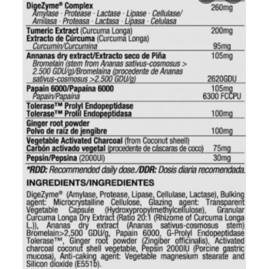 Quamtrax Digestive Enzymes - 60 caps на супер цена