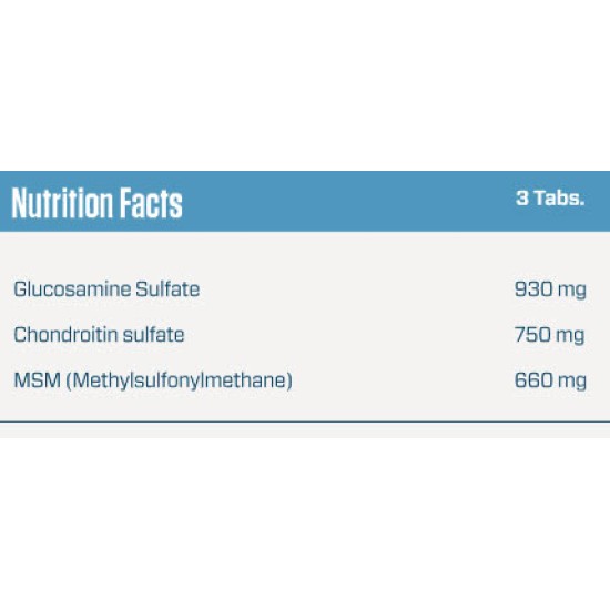 QUAMTRAX NUTRITION Glucosamine Condroitin & MSM / 90 таблетки на супер цена