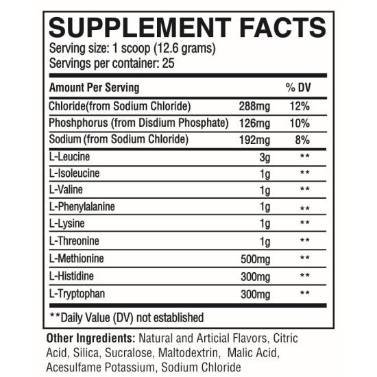 RAW Nutrition RAW EAA 322 гр на супер цена