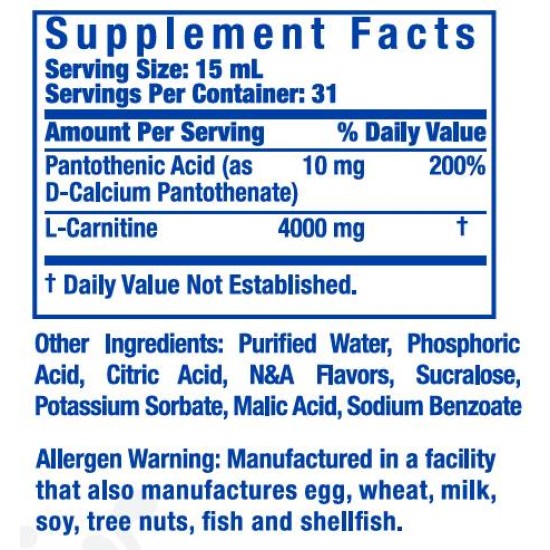 Ronnie Coleman L-Carnitine Liquid XS 4000 / 473 мл на супер цена